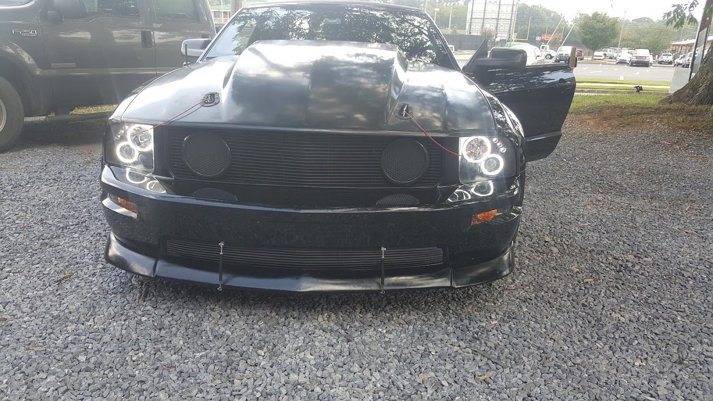 Mustang in for repair